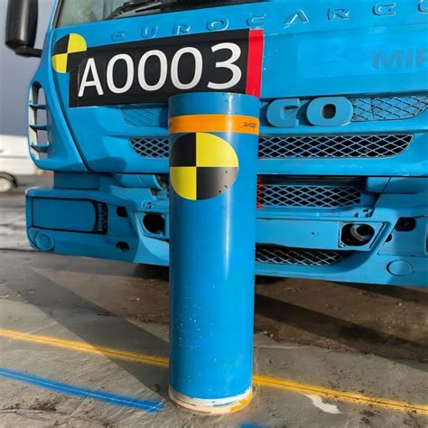 impact tested fixed bollards|high impact bollards.